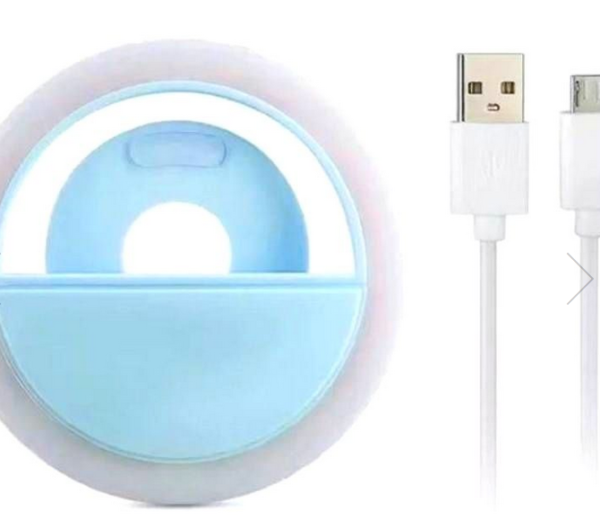 Selfie Ring Light Para Smartphone Dc/b3a - Azul